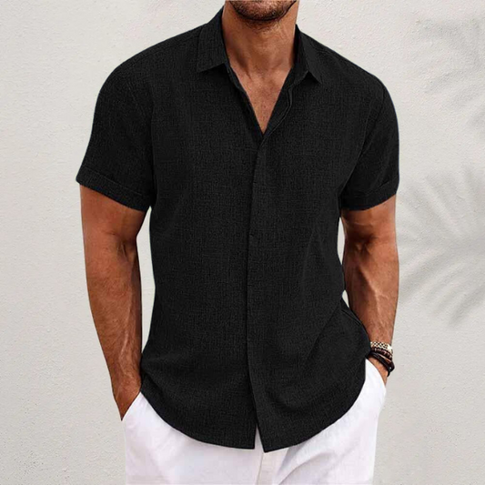 Noirval™ | Chemise en Lin Classique (1+1 gratuit)